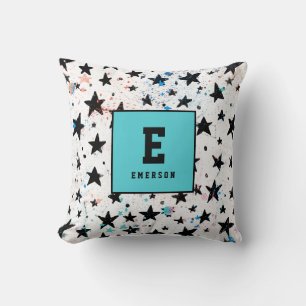 stars and space fun astronomy pattern cushion