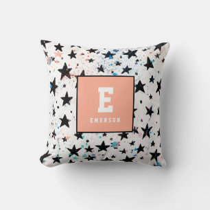 stars and space fun astronomy pattern cushion