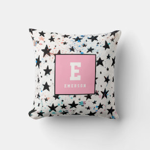 stars and space fun astronomy pattern cushion