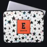 stars and space fun astronomy pattern laptop sleeve<br><div class="desc">This fun bold space design is a great way to brighten up your day. Featuring constellation pattern,  stars and galaxy,  its available on a range of products,  great as a gift.</div>