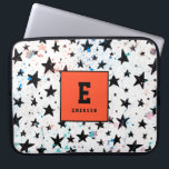 stars and space fun astronomy pattern laptop sleeve<br><div class="desc">This fun bold space design is a great way to brighten up your day. Featuring constellation pattern,  stars and galaxy,  its available on a range of products,  great as a gift.</div>