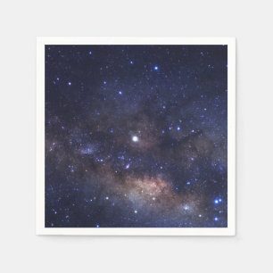 Stars and space napkin