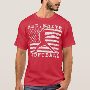 Stars and Strikes Forever Fastpitch Softball Ameri T-Shirt