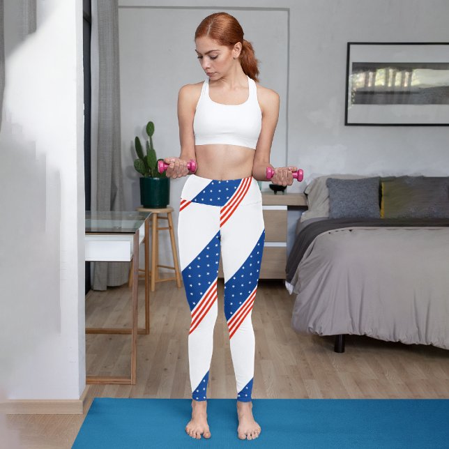 Stars and Stripe Capri Leggings (Creator Uploaded)