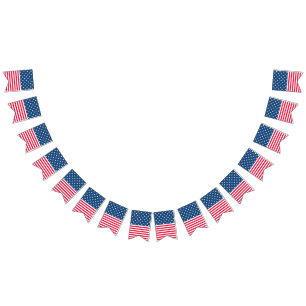 Stars and Stripes   4th of July Bunting