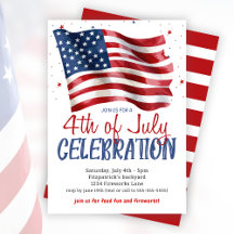 Stars And Stripes 4th Of July Celebration Party 