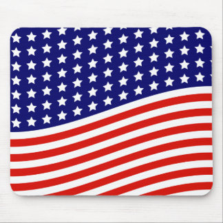 Stars and Stripes American Flag July 4th Mouse Mat