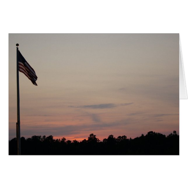 Stars and Stripes at Sunset (Front Horizontal)