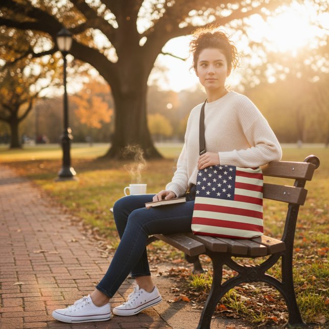 Stars and Stripes Bold  Crossbody Bag (Stars and Stripes Bold Crossbody Bag)