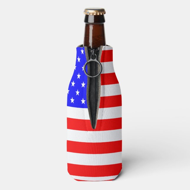 Stars and Stripes Bottle Cooler (Bottle Back)