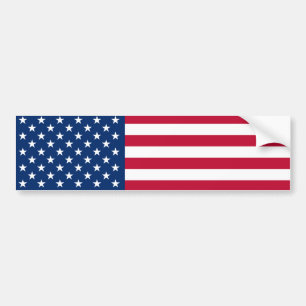 Stars and Stripes Bumper Sticker