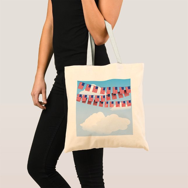 Stars And Stripes Bunting Tote Bag (Creator Uploaded)