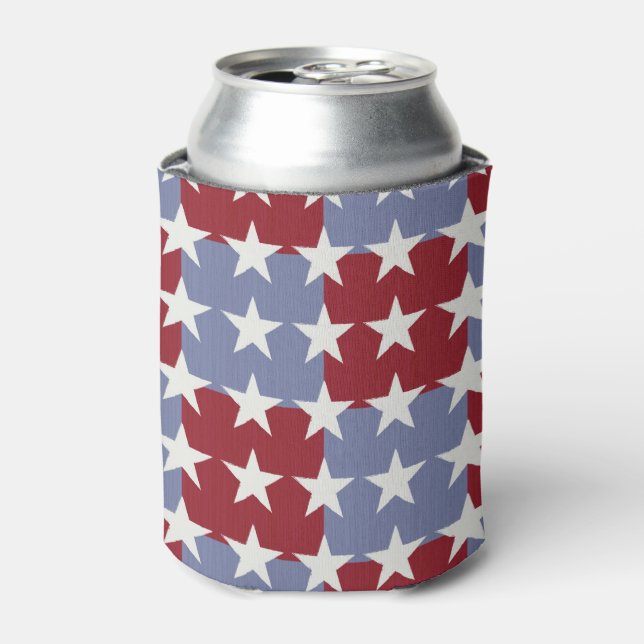 Stars and Stripes Can Cooler (Can Front)