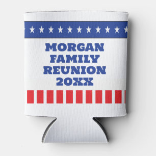 Stars and Stripes Family Reunion Can Cooler