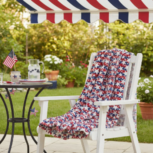 Stars and stripes fleece blanket