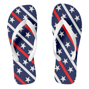 Stars and Stripes Flip Flops