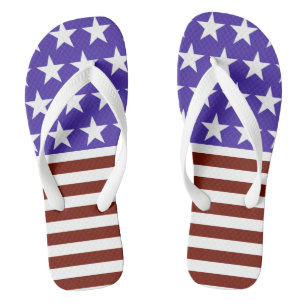 Stars and Stripes Flip Flops