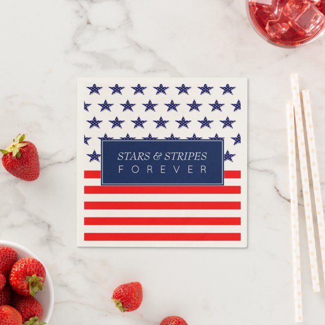 Stars And Stripes Forever  Napkin (Insitu)
