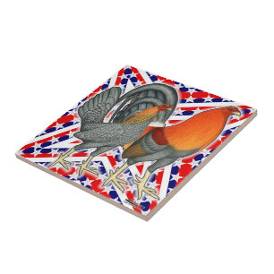 Stars and Stripes Gamefowl Tile