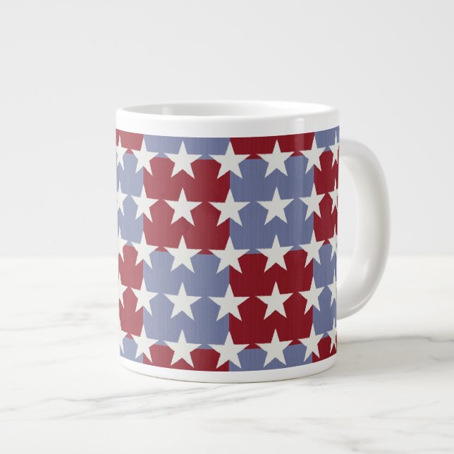 Stars and Stripes Large Coffee Mug (Front Right)