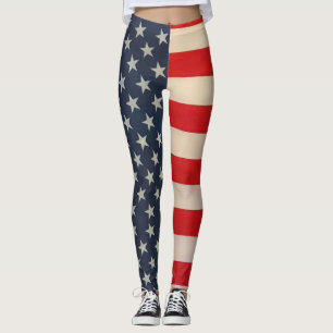 stars and stripes leggings