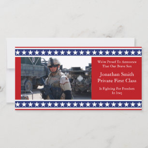 Stars And Stripes Military Announcement