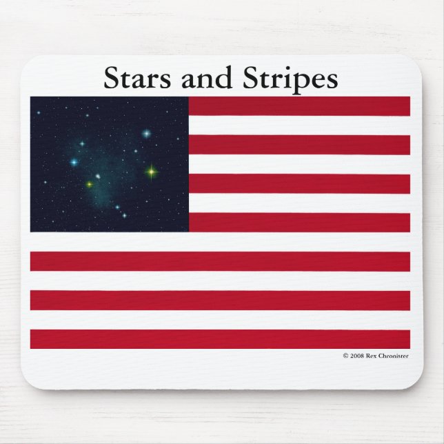 Stars and Stripes Mouse Mat (Front)