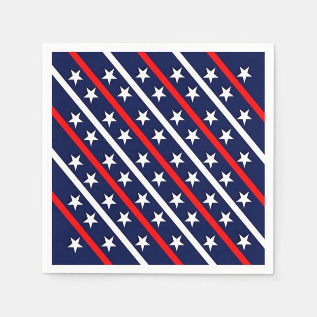 Stars and Stripes Napkin (Front)