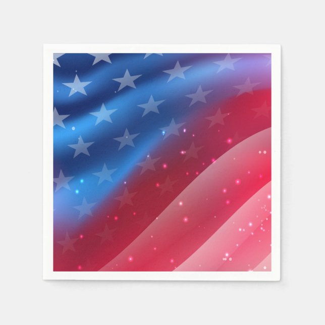 Stars and Stripes Napkin (Front)