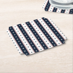 Stars and Stripes Paper Coaster
