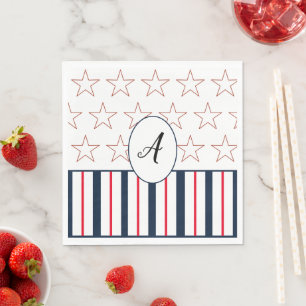 Stars and Stripes Paper Napkins