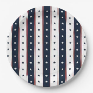 Stars and Stripes Paper Plate