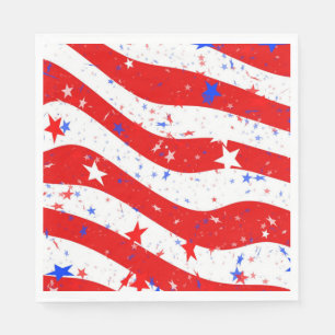 Stars and Stripes Party Napkins