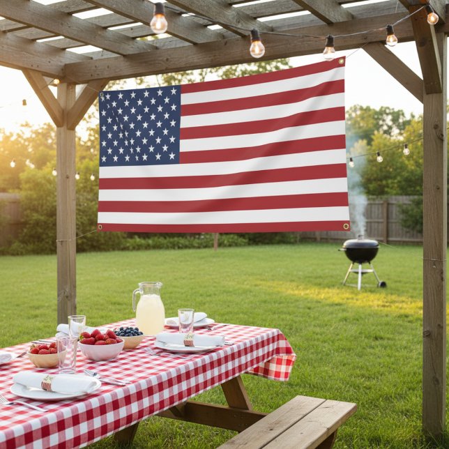 Stars and Stripes Patriot Display Banner (Fly your pride high and wide.)