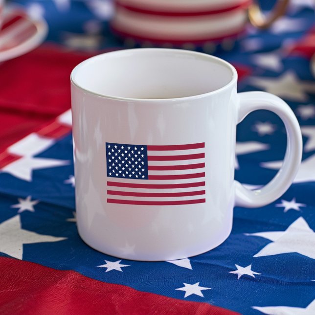 Stars And Stripes Patriotic American Flag July 4 Coffee Mug (Stars And Stripes Patriotic American Flag July 4 Coffee Mug)