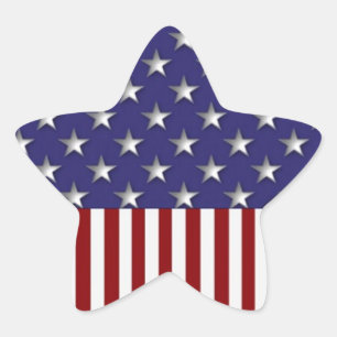Stars and Stripes Patriotic Sticker