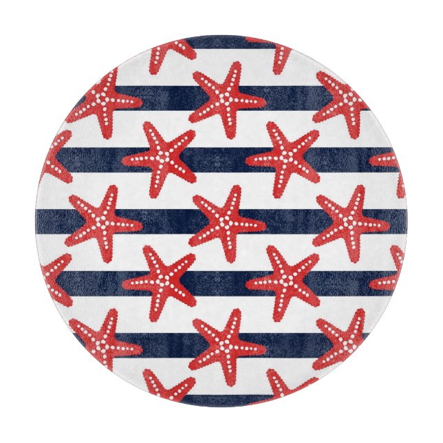 Stars And Stripes Pattern Cutting Board (Front)