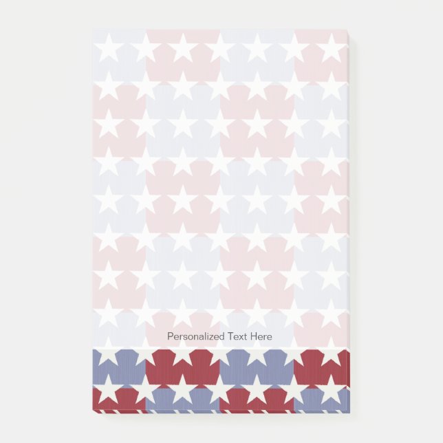 Stars and Stripes Post-it Notes (Front)