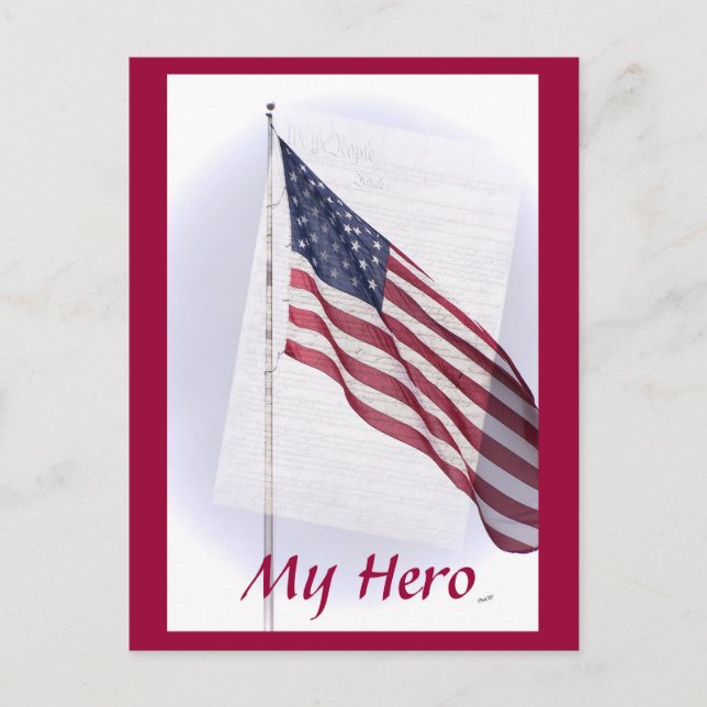 Stars and Stripes Postcard (Front)