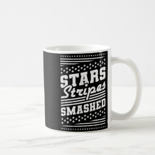 Stars and Stripes Smashed Independence Day Coffee Mug