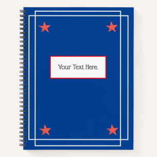 Stars and Stripes Spiral Notebook
