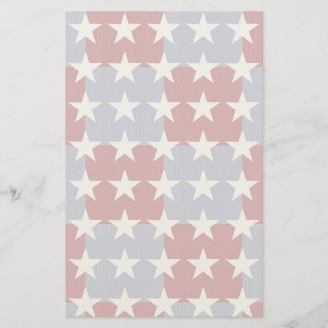 Stars and Stripes Stationery (Front)