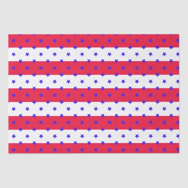 Stars and Stripes Tissue Paper (Front)