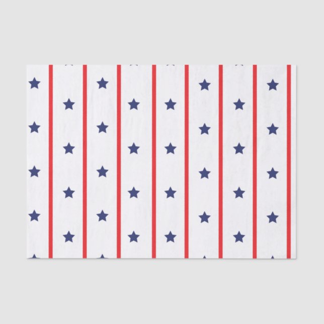 Stars and Stripes  Tissue Paper (Front)