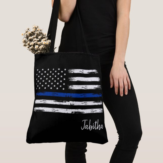 Stars and Stripes Tote Bag (Close Up)