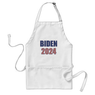 Stars and Stripes Typography Biden 2024 Standard Apron