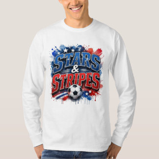 Stars and Stripes - US Soccer Culture T-Shirt