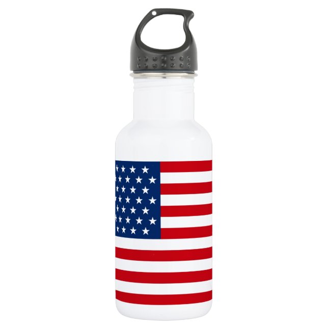 Stars and Stripes USA 532 Ml Water Bottle (Front)