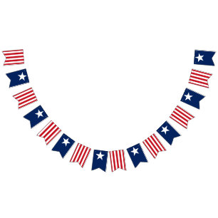Stars and Stripes USA American Bunting