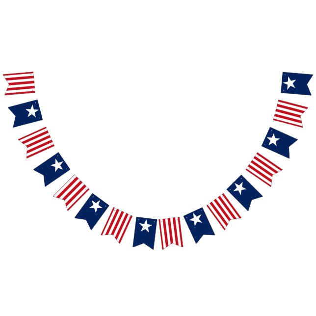 Stars and Stripes USA American Bunting (All)
